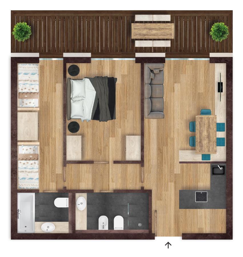 Movi Family Apart-Hotel ****S กอร์วารา อิน บาเดีย ภายนอก รูปภาพ