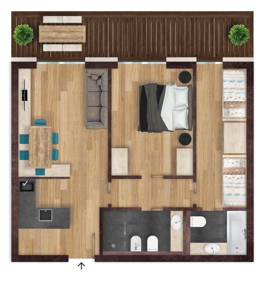 Movi Family Apart-Hotel ****S กอร์วารา อิน บาเดีย ภายนอก รูปภาพ